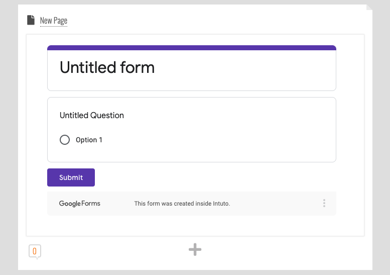 How do I add a Google Form to my course?